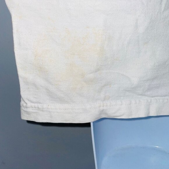 Vintage 90s I Survived Senor Frogs Bar Tour Mens L T-Shirt White - Picture 8 of 11